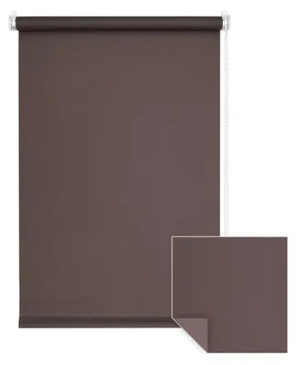 Produktbild von Verdunkelungsrollo Fenster ohne Bohren Klemmfix 110x150cm braun VICTORIA M
