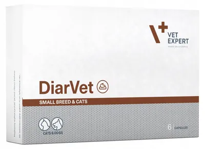 Image de VETEXPERT Diarvet Small breed - complément alimentaire pour chiens et chats - 6 comprimés