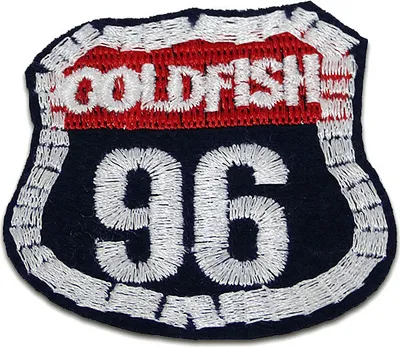 Obrázek produktu pro Coldfish 96 - Nažehlovací záplata, nažehlovací záplata, nášivka, nášivky, k nažehlení, velikost: 5,5 x 5,7 cm