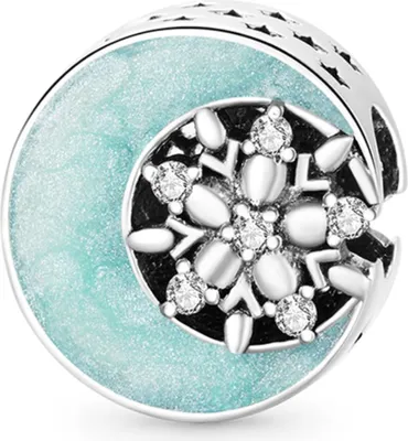 Produktbild von Gnoce Charm Halbmond Silber FVC228