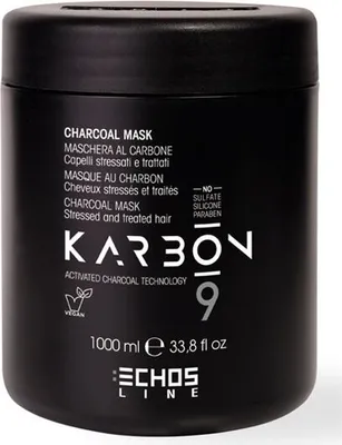 Zdjęcie produktu dla EchosLine Karbon 9 Maseczka węglowa 1000 ml