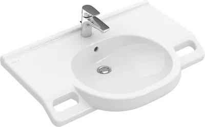 Immagine prodotto di Villeroy & Boch ViCare lavabo, 1 trou pour robinet, sans trop-plein, non rectifié, 800x550mm, 41208101, 41208101