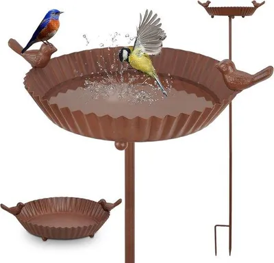 Produktbild von Famanu Vogelbad 122 cm x 24 cm - Multifunktionale Vogeltränke