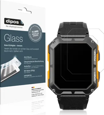 Produktbild von 2x Schutzfolie für Stahlgear Thor matt - Anti-Shock 9H Folie dipos Glass Kunststoffglas
