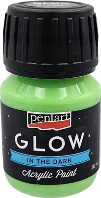 Immagine prodotto di PENTART vernice acrilica fosforescente verde 30 ml