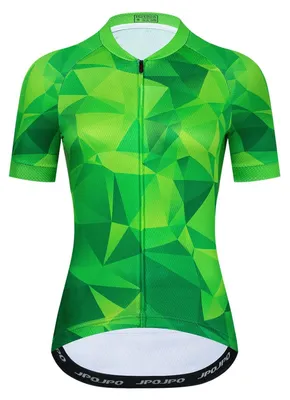 Productafbeelding van Dames Fietsjersey met Rits en Drie Achterzakken