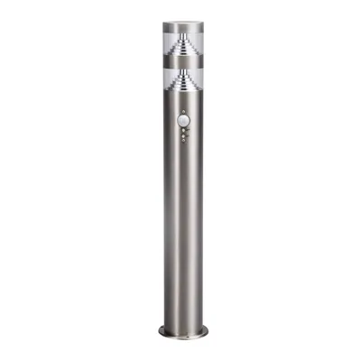 Produktbild von Lindby LED-Wegeleuchte Lanea, 60 cm, grau, Sensor, IP44