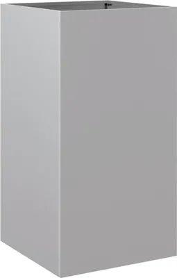 Produktbild von vidaXL Pflanzkübel Silbern 42x38x75 cm Verzinkter Stahl