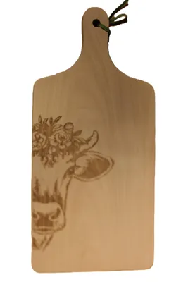 Produktbild von Gilde - 60680 - Servier- und Schneidbrett, Kuh Adelheid, Holz, 38,5cm x 18cm x 1,5cm