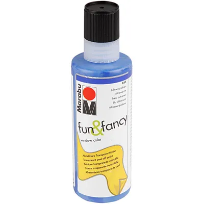 Produktbild von Marabu Window Color "fun & fancy", 80 ml, ultramarinblau
