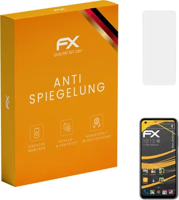 Produktbild von atFoliX FX-Antireflex 3x Schutzfolie kompatibel mit Asus Zenfone 9 Displayfolie