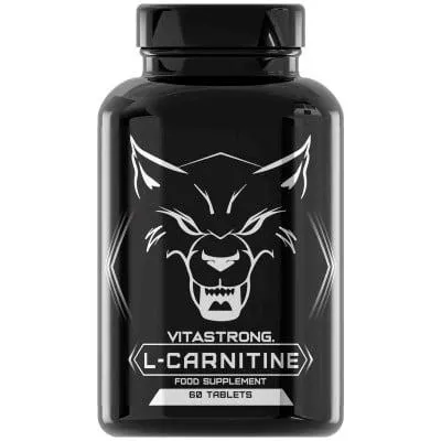 Immagine prodotto di Vitastrong Acetil L-Carnitina 1000mg - Carnitina ad alto dosaggio per l'energia e la combustione dei grassi - 60 compresse vegane - Alta biodisponibilità