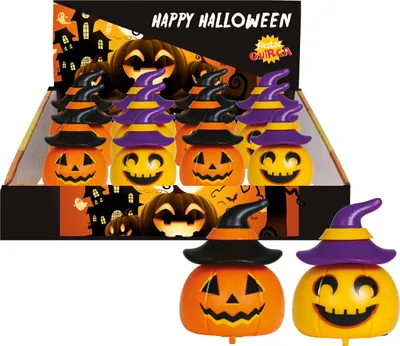 Productafbeelding van Halloween, pompoen, heksenwagen, decoratiefiguur, griezelplezier, pompoenauto, verzamelobject, angstaanjagend, kleurrijk, design, pompoenen, griezelkabinet, Halloweenfeest