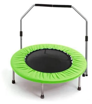 Produktbild von Sedco Faltbares Fitness-Trampolin 137 cm mit Griff – Grün