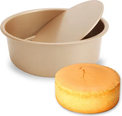 Produktbild von CANDeal 6-Zoll-Antihaft-Runde Kuchenform, Antihaft-Runde Käsekuchen-Pfanne, Schnellwechsel-Backformen für Brot Pizza