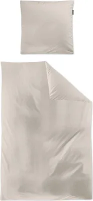 Produktbild von Irisette Lyocell-Satin Bettwäsche-Garnitur Lotus 8521  Farbe natur  135x200+80x80cm