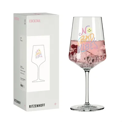 Produktbild von Ritzenhoff Sprüche Cocktailglas #1 von M. Martinovic 544 ml Kristallglas