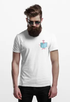 Produktbild von D&B Uni Polo  PO00025 Pink Panther Pocket Weiß-Größe 5XL