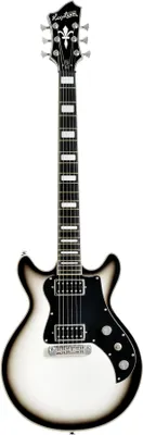 Produktbild von Hagstrom E-Gitarre Megin-102 Double Cutaway, Mensur 648mm, Sattelbreite 43mm