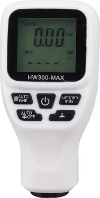 Image de Jauge d'?paisseur de peinture 0 ? 2000um pr?cision auto d?sactiv?e portable pour rev?tement automobile pour acheteurs d'occasion blanc