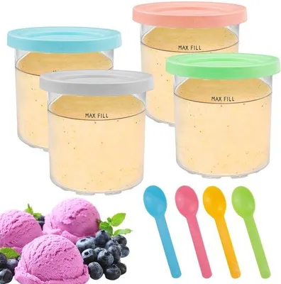 Produktbild von Ersatzbehälter für Eismaschine, 4er-Pack, Creami-Container