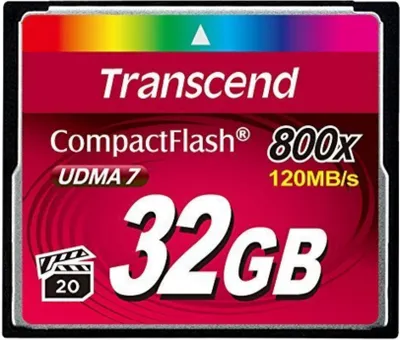 Immagine prodotto di Transcend TS32GCF800 memoria flash 32 GB CompactFlash MLC