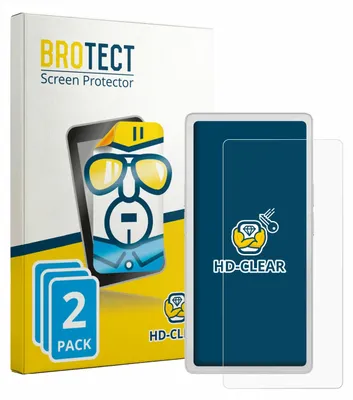 Produktbild von 2x Für PocketBook Q Schutzfolie BROTECT Displayschutz Display Schutz Folie Klar Transparent