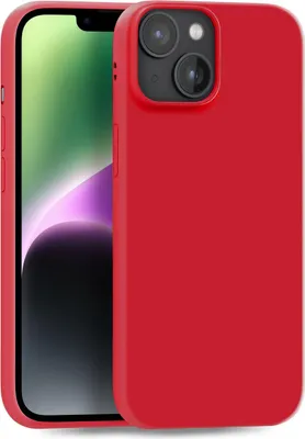 Produktbild von Hülle für Apple iPhone 14 Plus - Handyhülle Cover aus Silikon in Rot