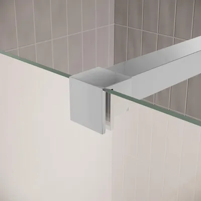 Immagine prodotto di Badplaats Parete Doccia Florida 70 x 200 cm - Cromo - Doccia Walk-In 8 mm con Vetro Satinato