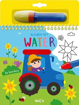 Image de Coloriage avec de l'eau - La ferme