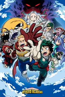 Produktbild von My Hero Academia - Eri & Group - Filmposter TV-Serie - Poster - Größe 61x91,5 cm