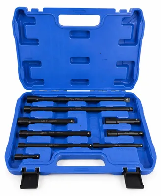 Immagine prodotto di Set di prolunghe per bussole a impatto e cricchetti, estensioni robuste,raccordi per auto e industriali, 1/4'' 3/8'' 1/2'',9 pezzi Gebo Tools