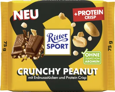Produktbild von Ritter Sport Protein Crunchy Peanut 75g