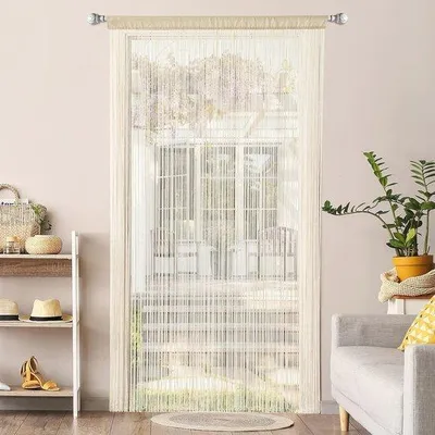 Image de Cloisonnement beige, store pour balcon, 90 x 245 cm