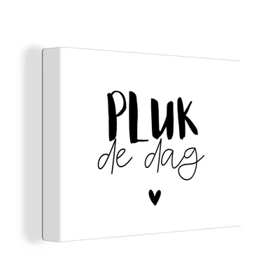 Obrázek produktu pro OneMillionCanvasses® Malba na plátně Nástěnná malba na plátně - Přísloví - Citáty - Využij dne - Carpe diem - 80x60cm