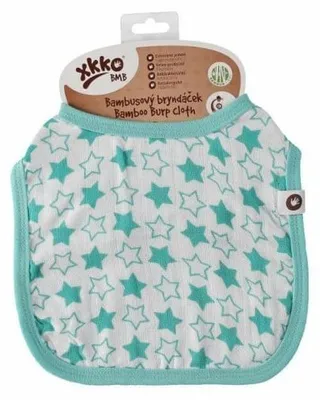 Obrázok produktu pre XKKO Bambusový podbradník - Little Stars Turquoise