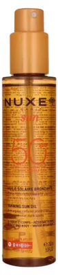 Produktbild von Nuxe Spray Nuxe Sun Huile Solaire Bronzante SPF50 150ml