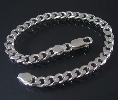Produktbild von Armband Silberarmband Panzerarmband Sterlingsilber 5,5mm 21cm 13555-21