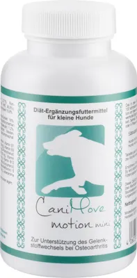 Produktbild von CaniMove motion mini (bis 10kg) - Diät-Ergänzungsfutter zur Unterstützung  der Gelenkfunktion bei Osteoarthritis