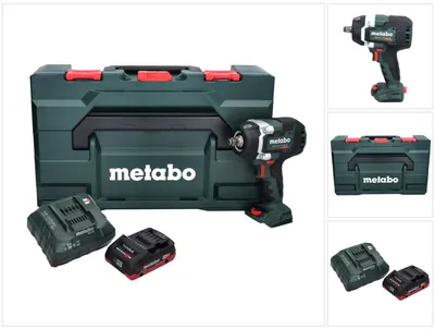 Zdjęcie produktu dla Metabo SSW 18 LTX 800 BL akumulatorowy klucz udarowy 18 V 800 Nm 1/2" bezszczotkowy + 1x akumulator 4,0 Ah + ładowarka + metaBOX