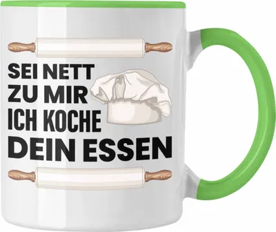 Produktbild von Trendation - Sternekoch Tasse Geschenk für besten Koch der Welt Spruch (Grün)