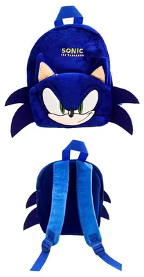 Obrázok produktu pre Plyšový batoh Sonic the Hedgehog, 30 cm