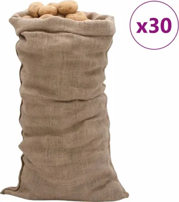 Produktbild von "im Angebot" Jutesäcke 30 Stk. 65x135 cm 100% Jute 220 g/m² - Pflanzsäcke CC1212
