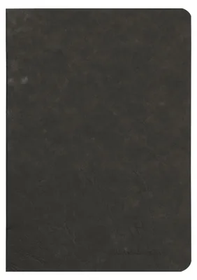 Produktbild von Clairefontaine Heft AgeBag A5 Leinen bl 48Bl sw
