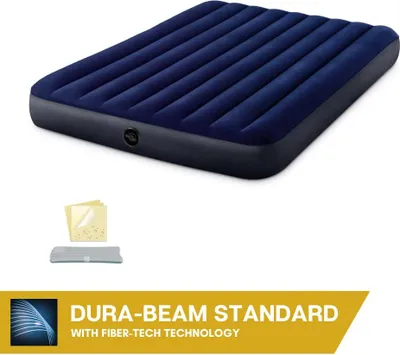 Produktbild von Intex DuraBeam Classic Downy Queen, Doppelmatratze, Rechteck, Innen & Außen