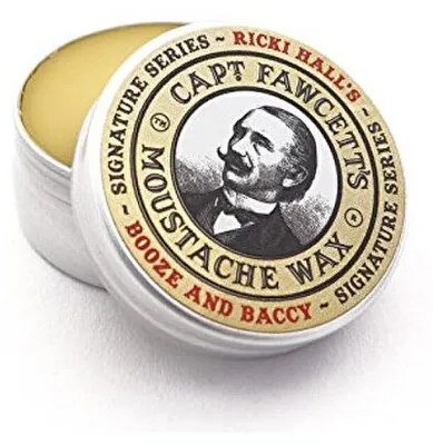 Produktbild von Captain Fawcett – Ricki Hall's Booze & Baccy – Wachs Zum Stylen Des Schnurrbarts  15 Ml
