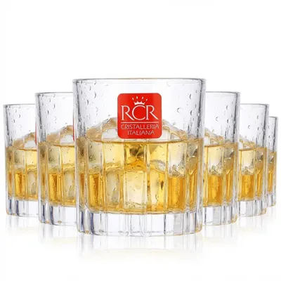 Produktbild von 6x Tullamore Dew Glas Whisky Tumbler Relief Kristallschliff  Timeless Gläser