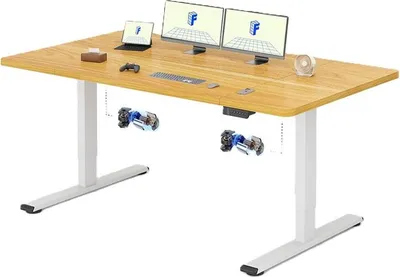 Immagine prodotto di Tavolo elettrico regolabile QB2M-1670-EU acero, 2 motori, 160 x 70 cm