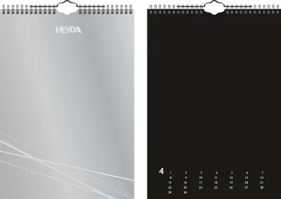 Produktbild von HEYDA 2070478, Wand, Schwarz, Grau