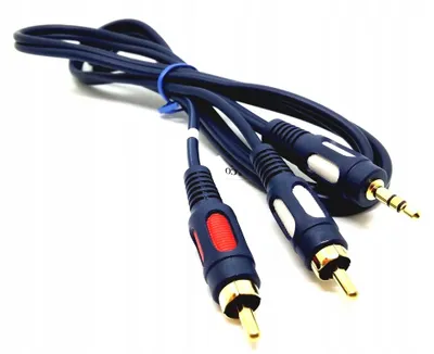 Produktbild von Vitalco JKR50 2x Cinch auf 3.5mm Klinke Kabel 1m